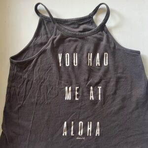 kids O’Neill tank top you had me at Aloha